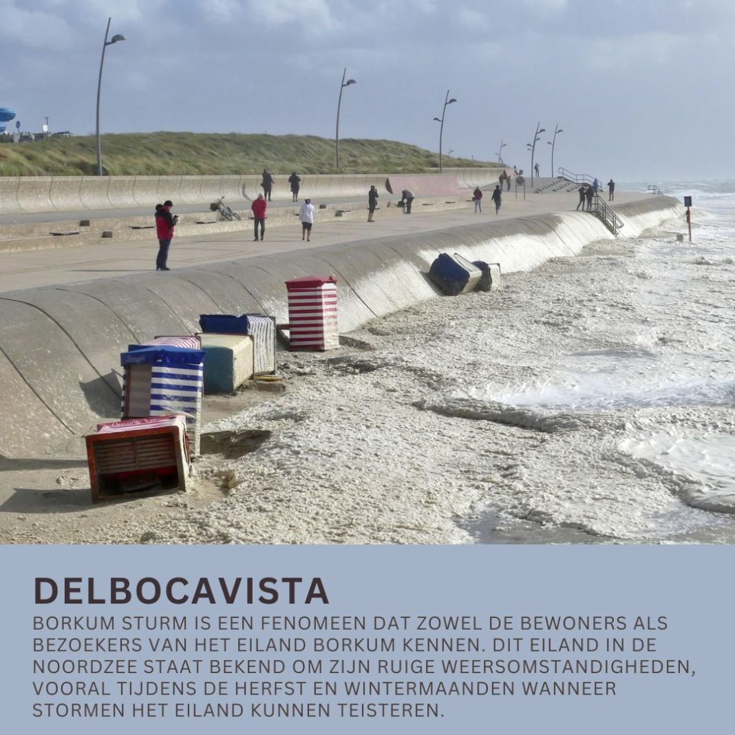 Borkum Sturm De Kracht van Natuurelementen op het Eiland (1)