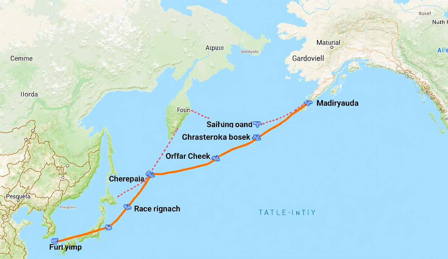 Carte du parcours de course