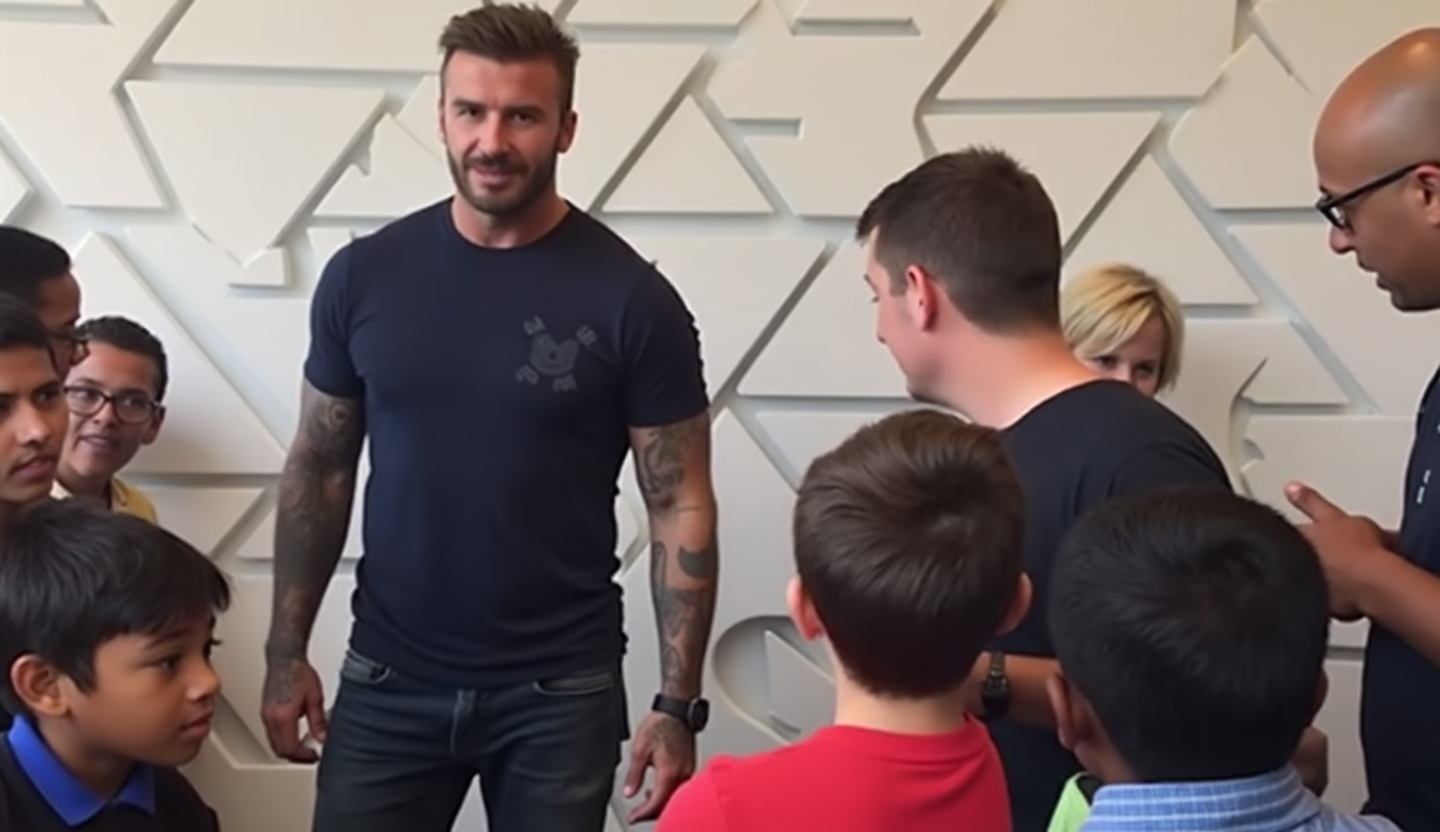 David Beckham et la Philanthropie